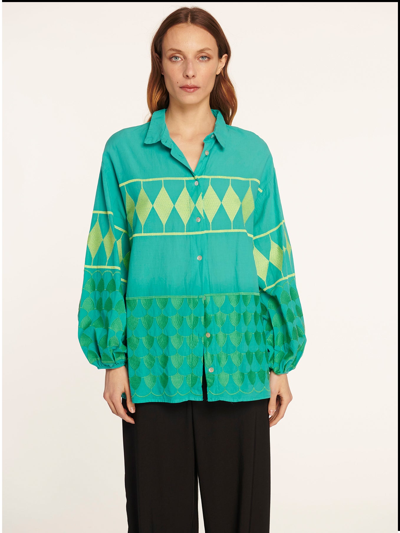 Blusa Allegra Menta Leidiró