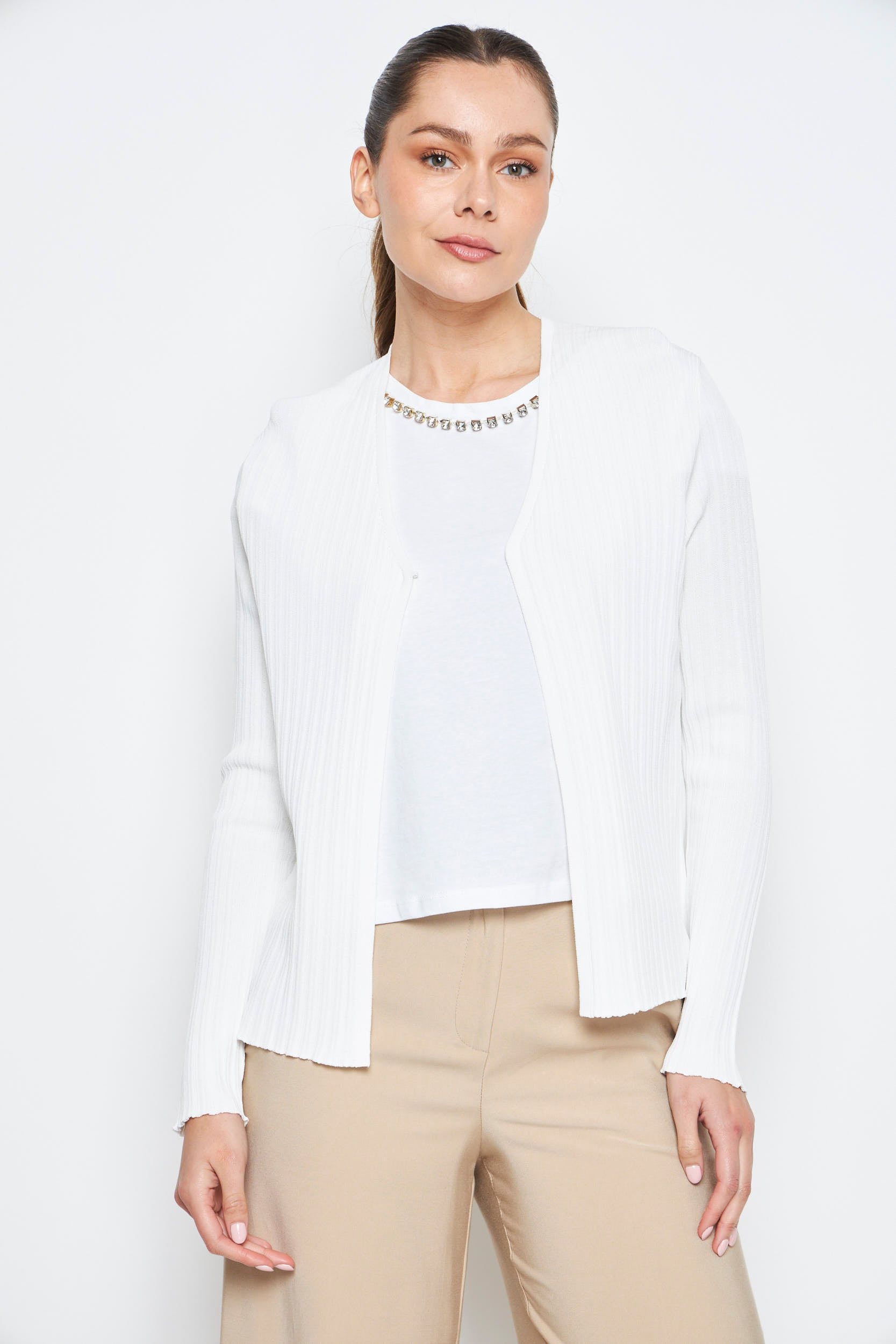 CARDIGAN VINA BLANCO